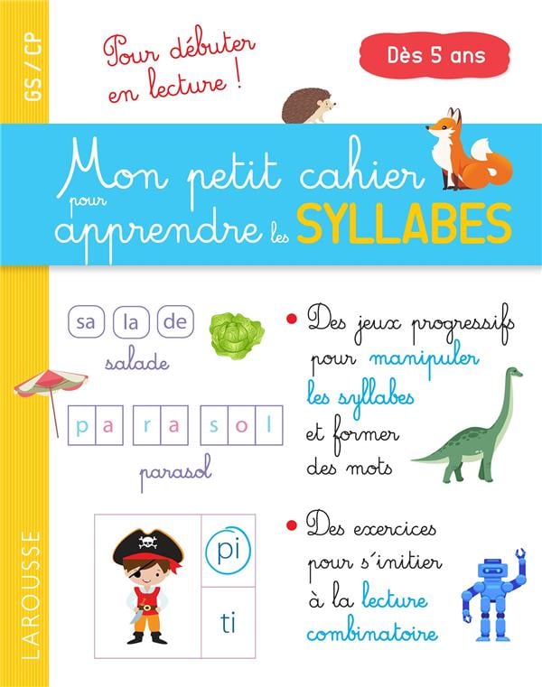 Mi Pequeño Cuaderno para Aprender Sílabas en Francés.