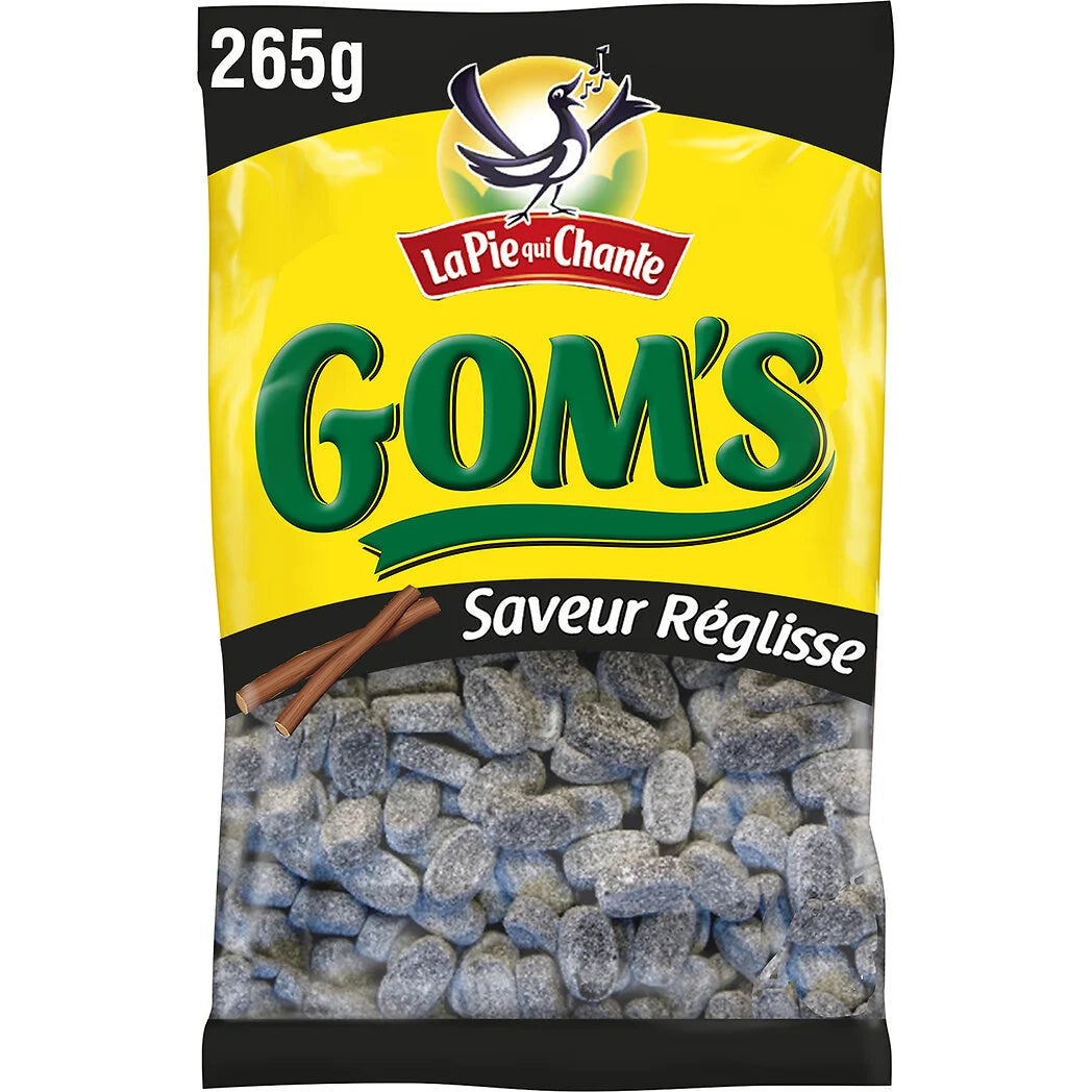 La Pie Qui Chante – Gummi-Lakritz-Bonbons mit Akaziengummi