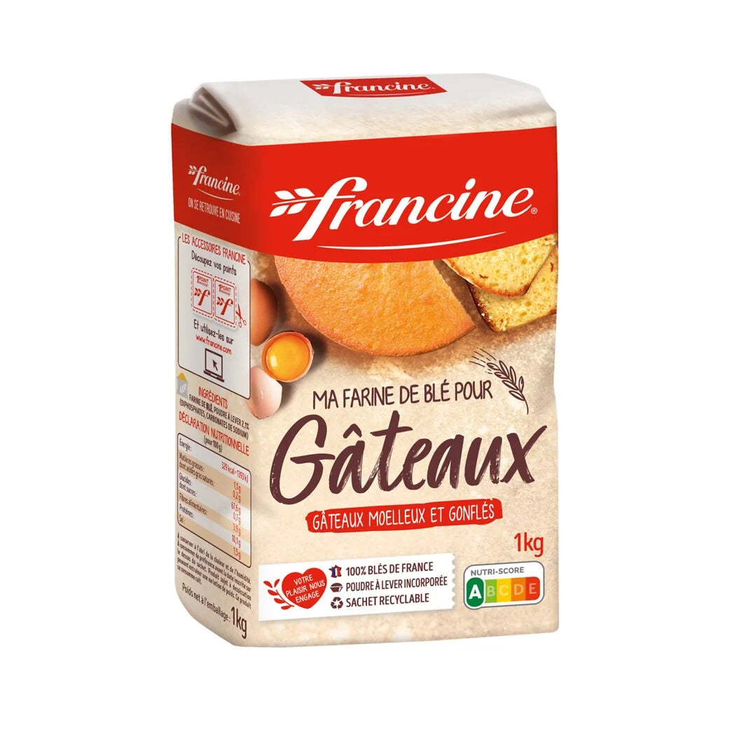 FRANCINE flour for blé pour cakes T45 1kg