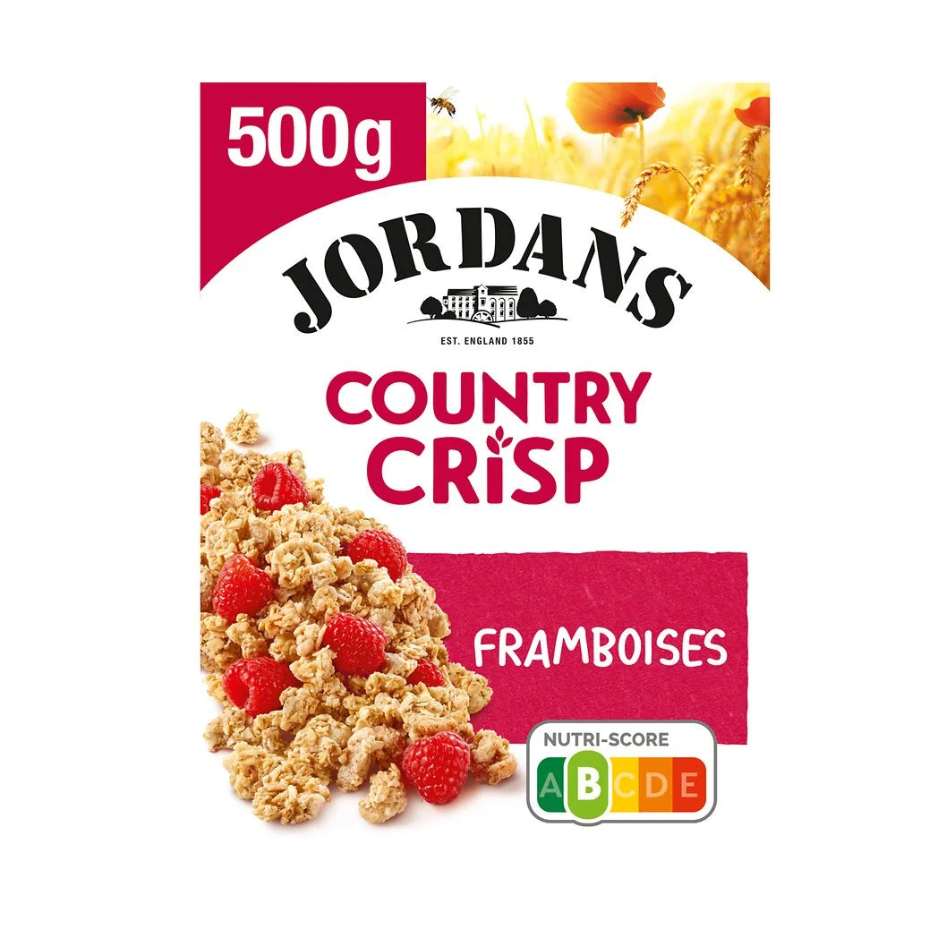 JORDANS Country Crisp Raspberry Cereal 500g