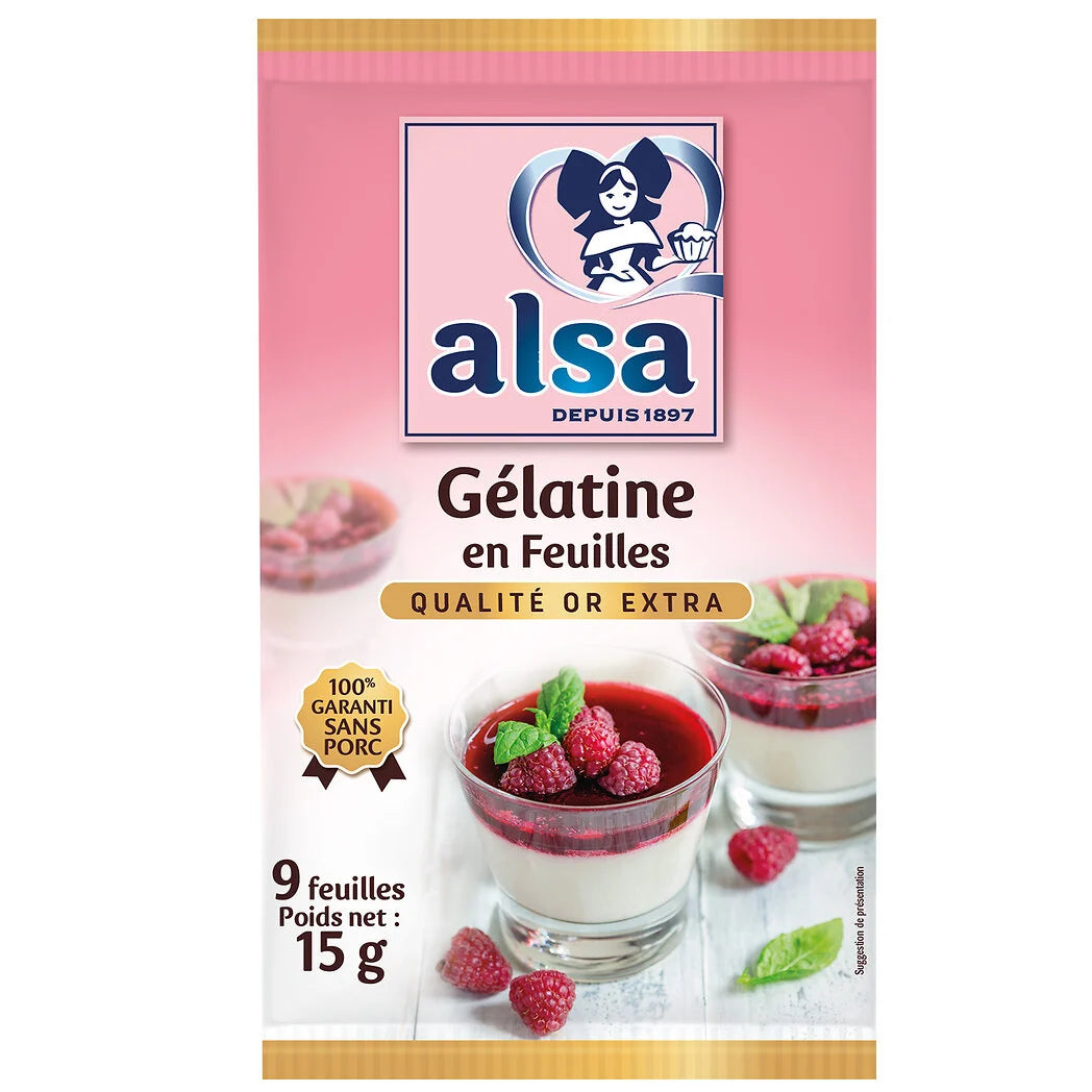 Gelatina em Folha ALSA x6