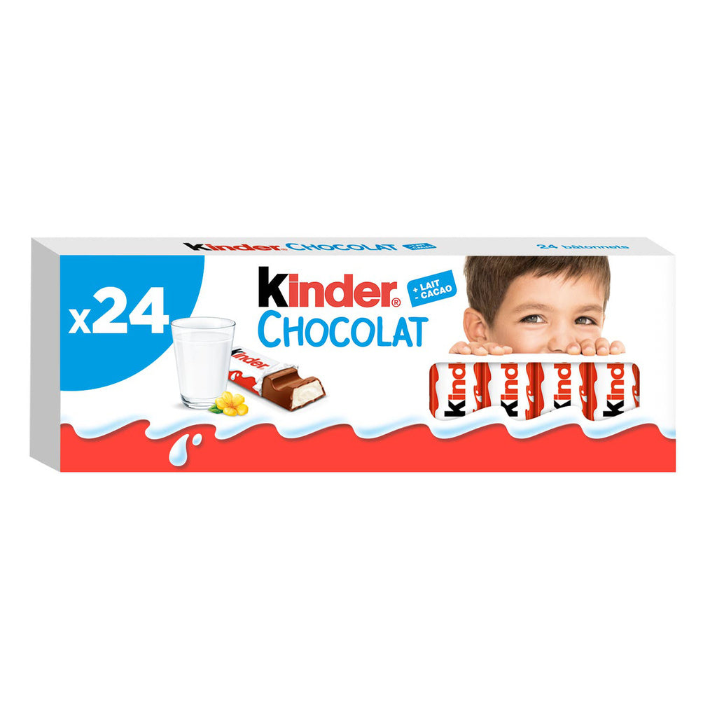KINDER Chocolat - Barritas de chocolate x24 - 300g