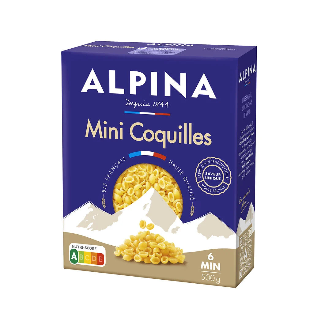 ALPINA Savoie Mini Shell Pasta – 500g