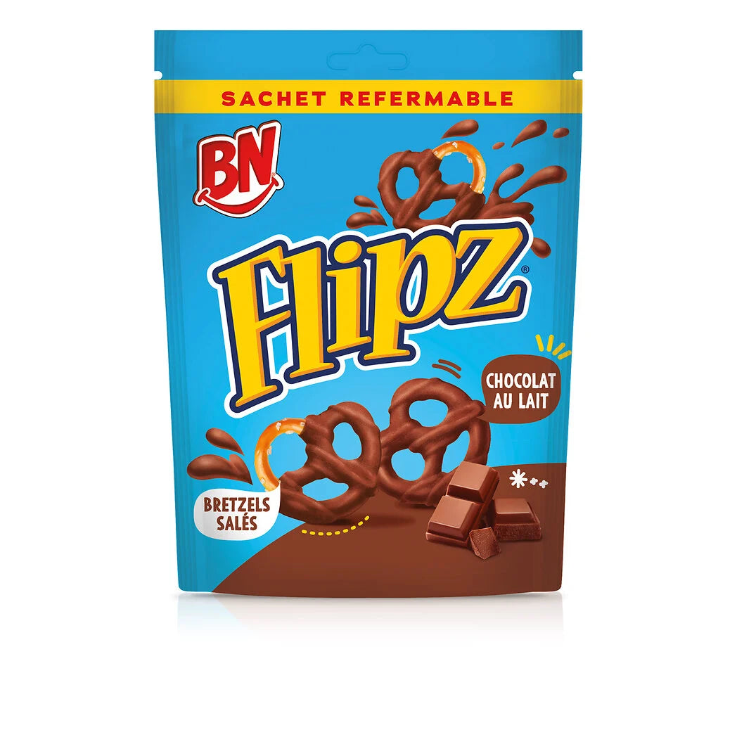 BN Bretzel salados con chocolate con leche 90g