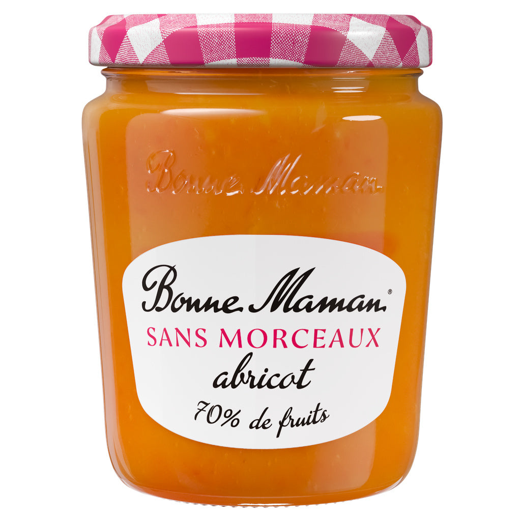 BONNE MAMAN Seedless Apricot Jam – 70% Fruit 310g