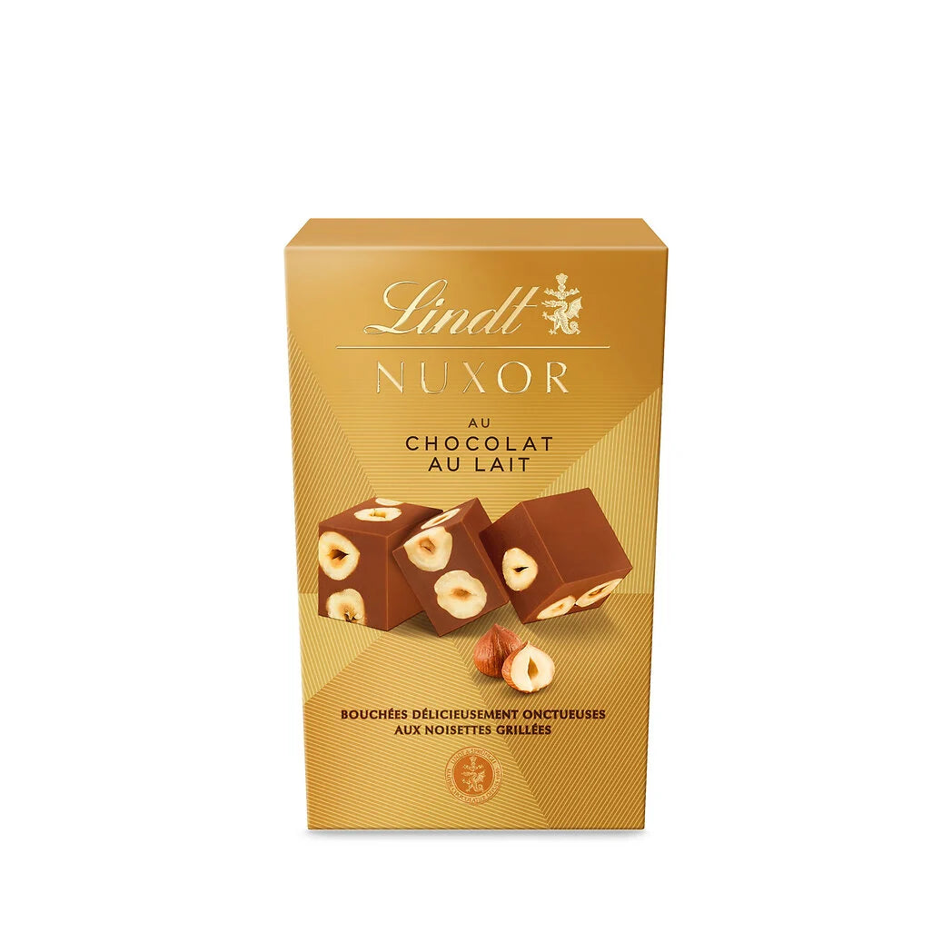 LINDT chocolate bites milk with roasted hazelnuts - Nuxor 150g
