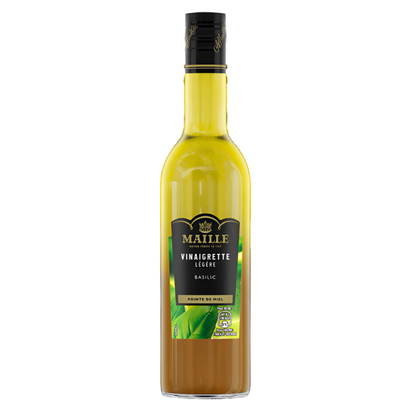 MAILLE Molho Vinagrete Leve de Manjericão – 360ml