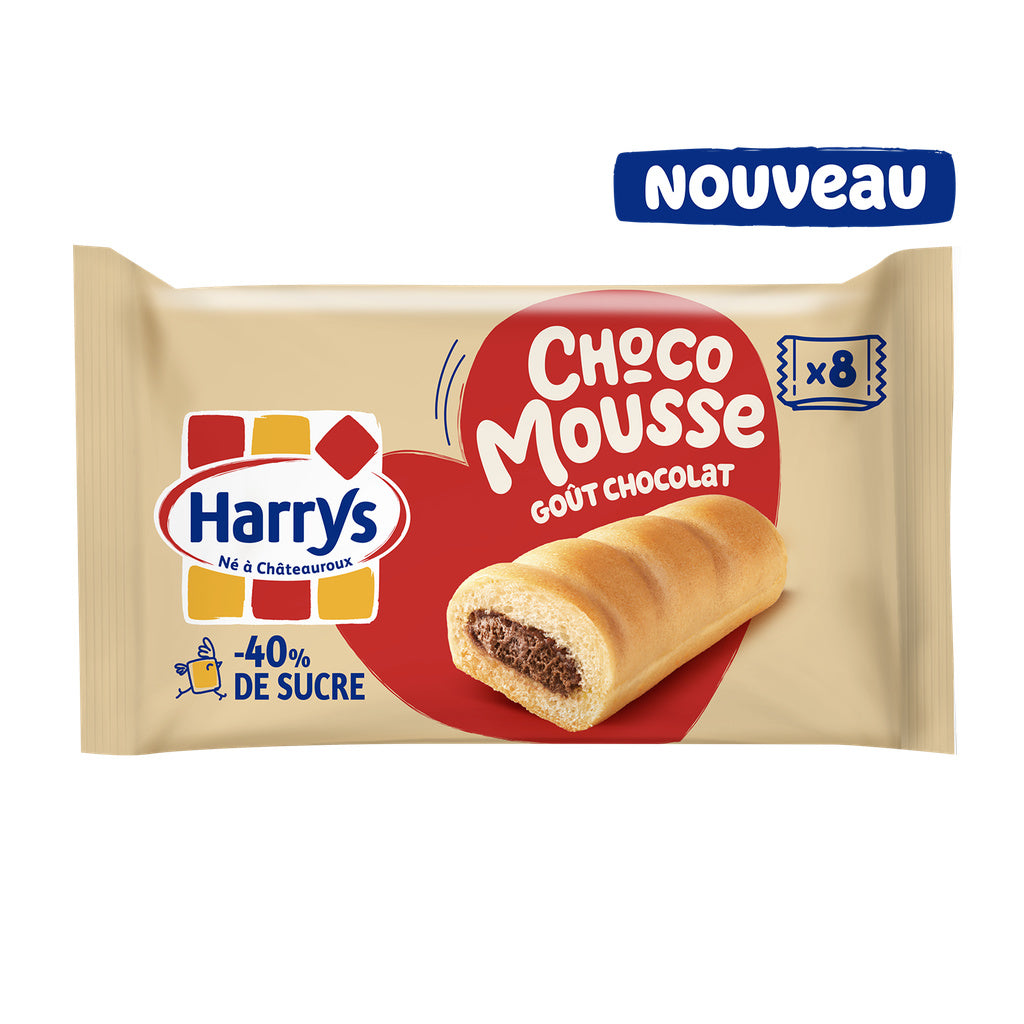 HARRYS filled cakes with chocolate - Choco Mousse x8 - 280g