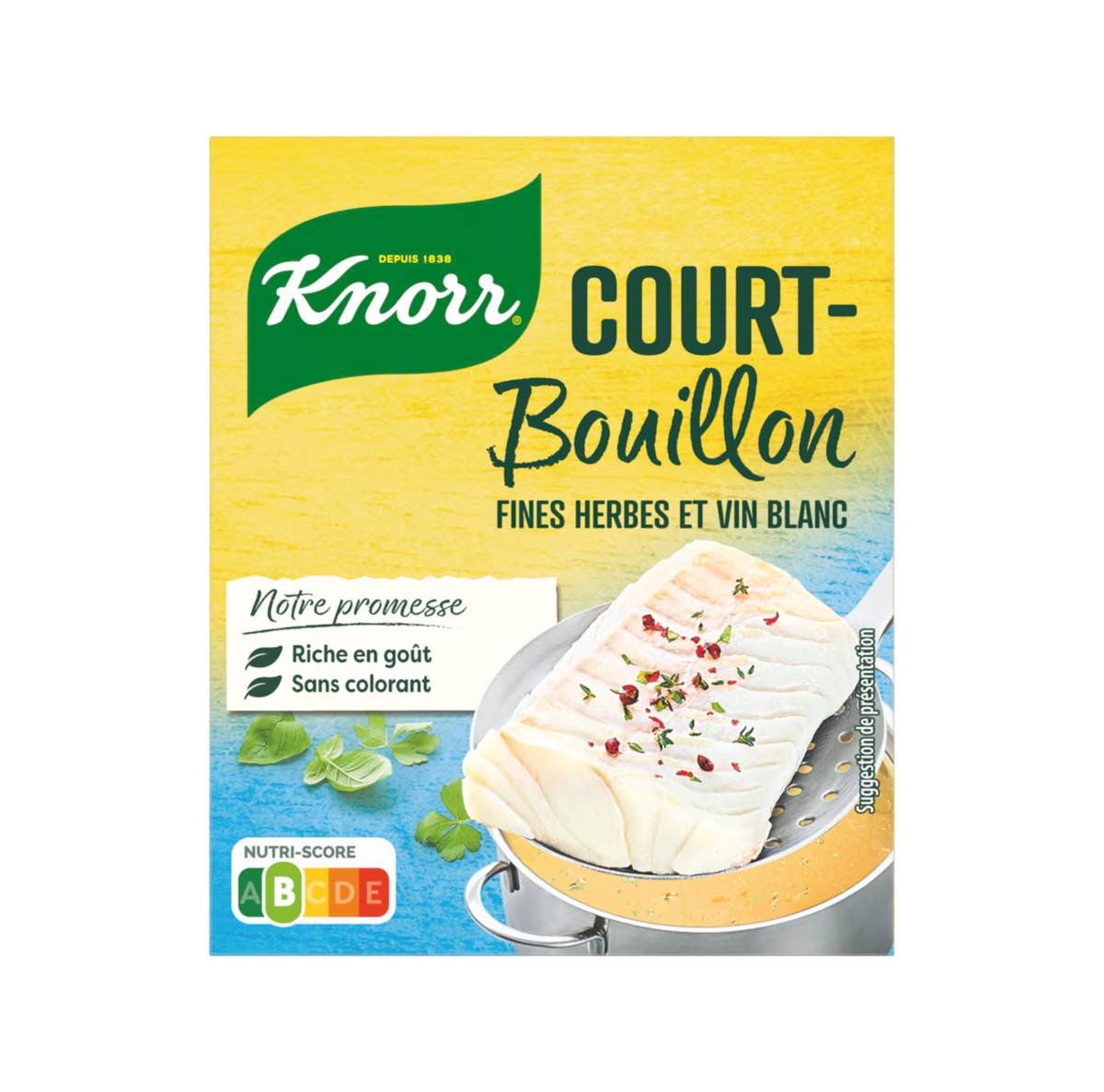 KNORR Caldo Fino Hierbas y Vino Blanco (9 tabletas x 11.9 g) 107g