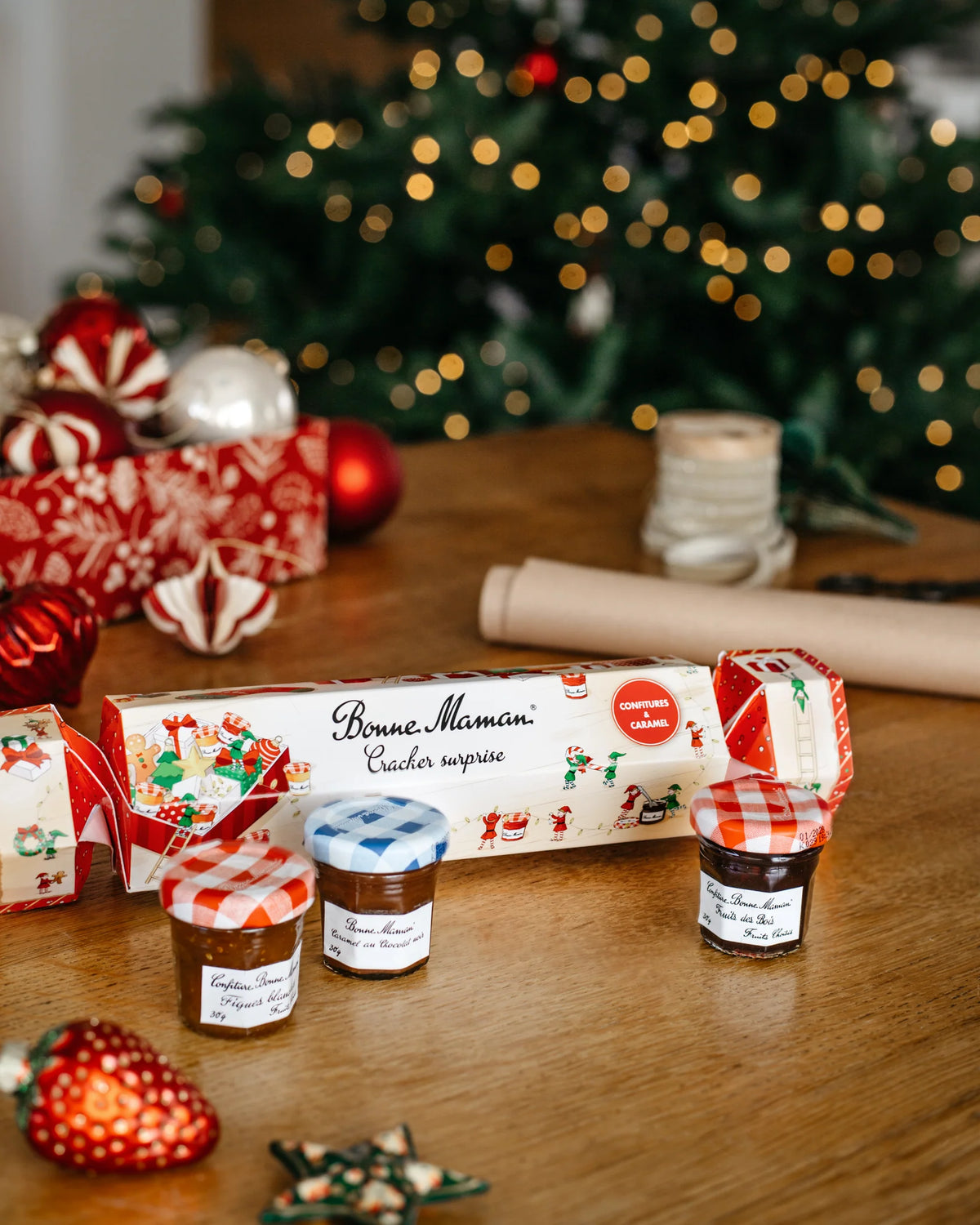 BONNE MAMAN 2x Christmas Crackers Jams 120 g