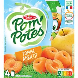 POM'POTES Kompott Apfel Aprikose aus Rhône-Alpes - Früchte aus unseren Regionen 4x90g