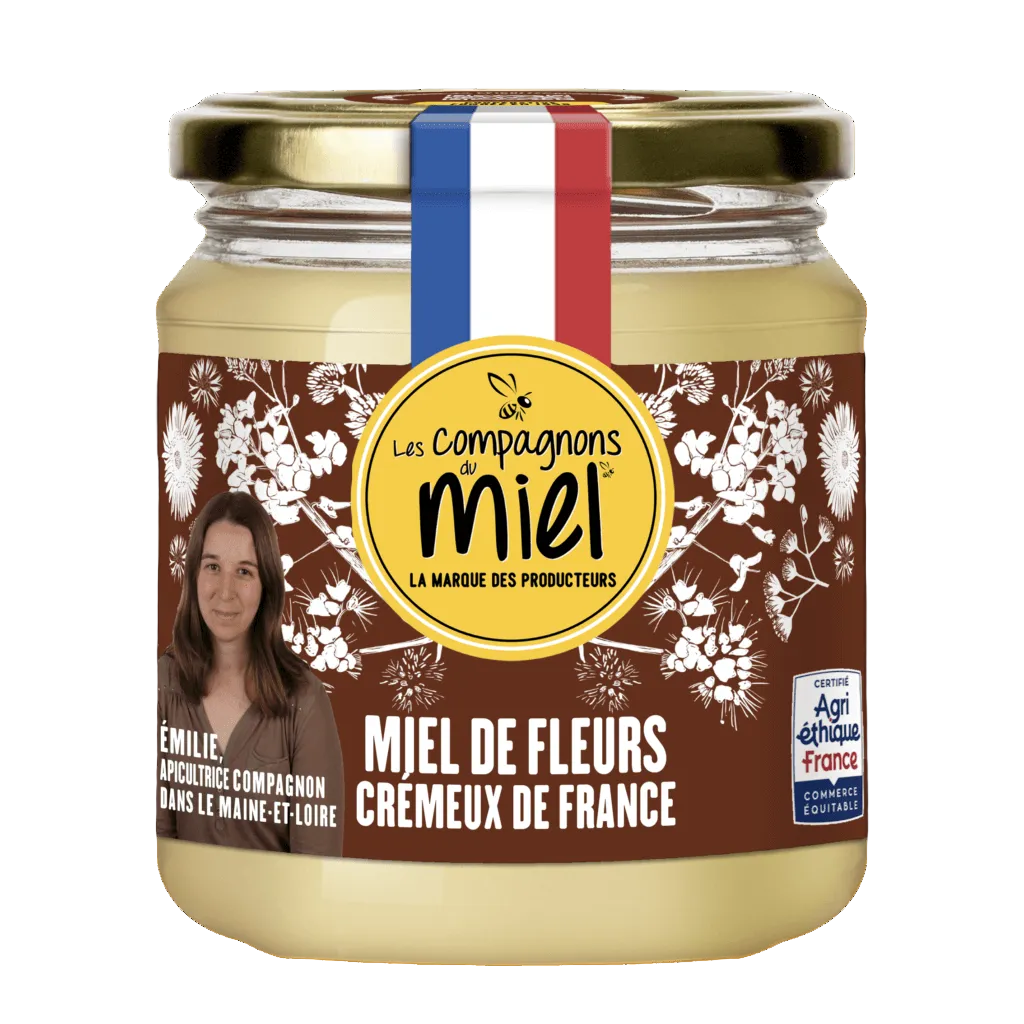 LES COMPAGNONS DU MIEL French Creamy Flower Honey 375g