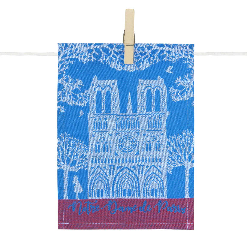 Pano de prato MAILLE Notre-Dame de Paris tecido pela Maison Moutet