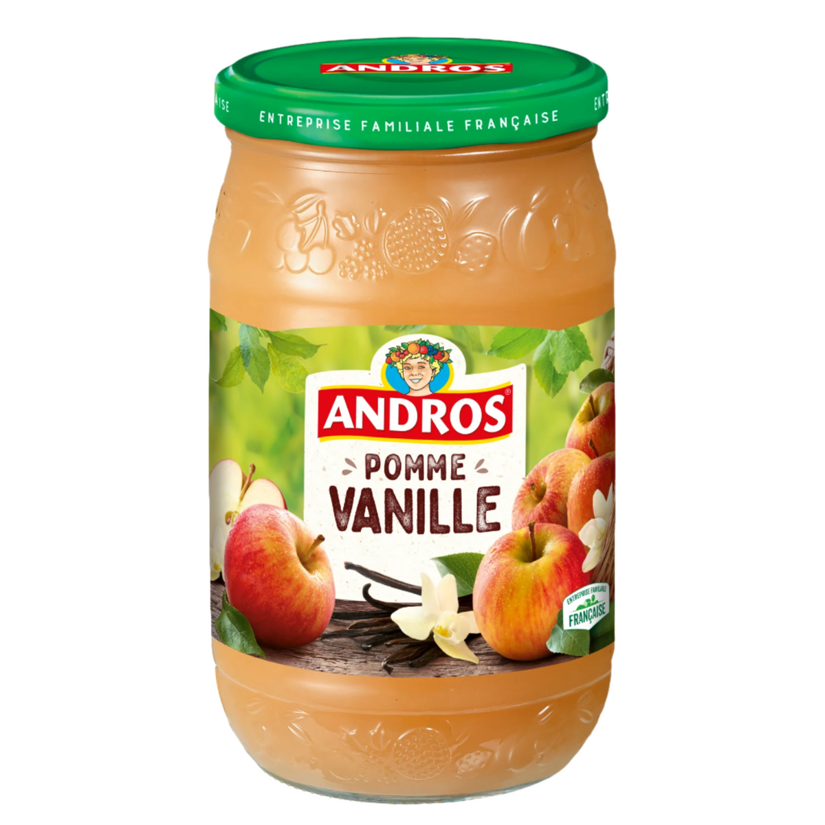 ANDROS Dessert di Frutta Mela e Vaniglia 750g