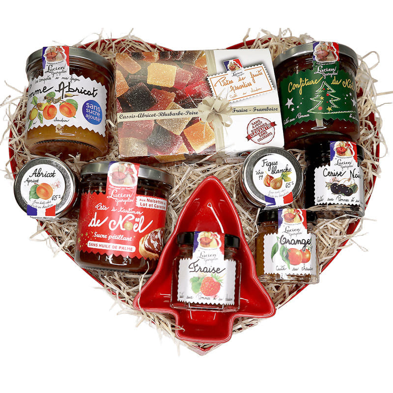 LUCIEN GEORGELIN Christmas Heart Gift Box