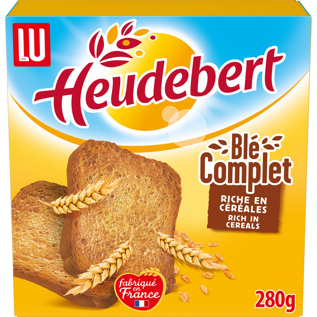 HEUDEBERT Biscottes with blé complet 280g