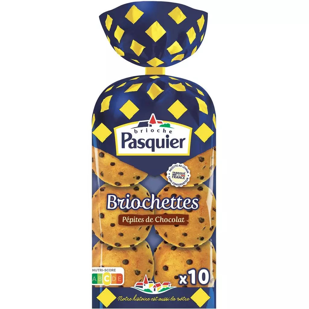 PASQUIER Brioche-Brötchen mit Schokoladenstückchen 400g*