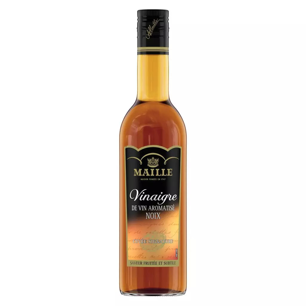 Vinaigre de vin rouge infusé à la noix MAILLE – 500 ml
