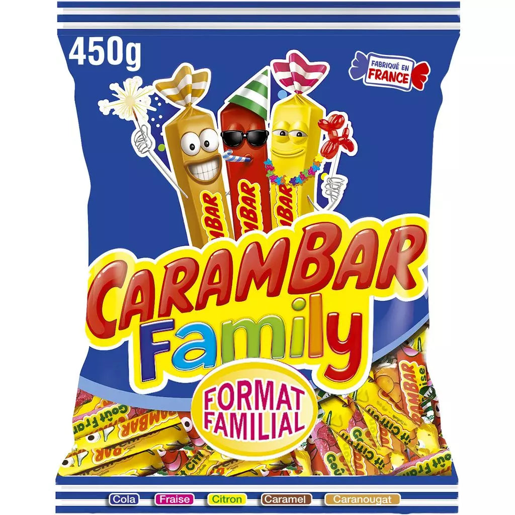 CARAMBAR Family Flavored Candies 450g