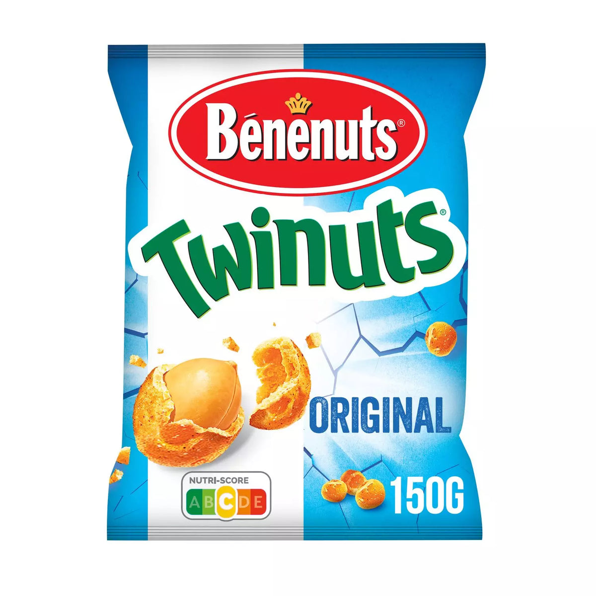 BENENUTS Erdnüsse Gesalzen Twinuts 150g