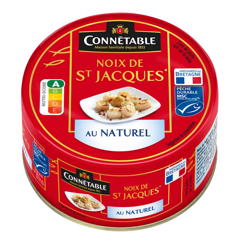 CONNETABLE walnuts of St Jacques in natural brine MSC 111G