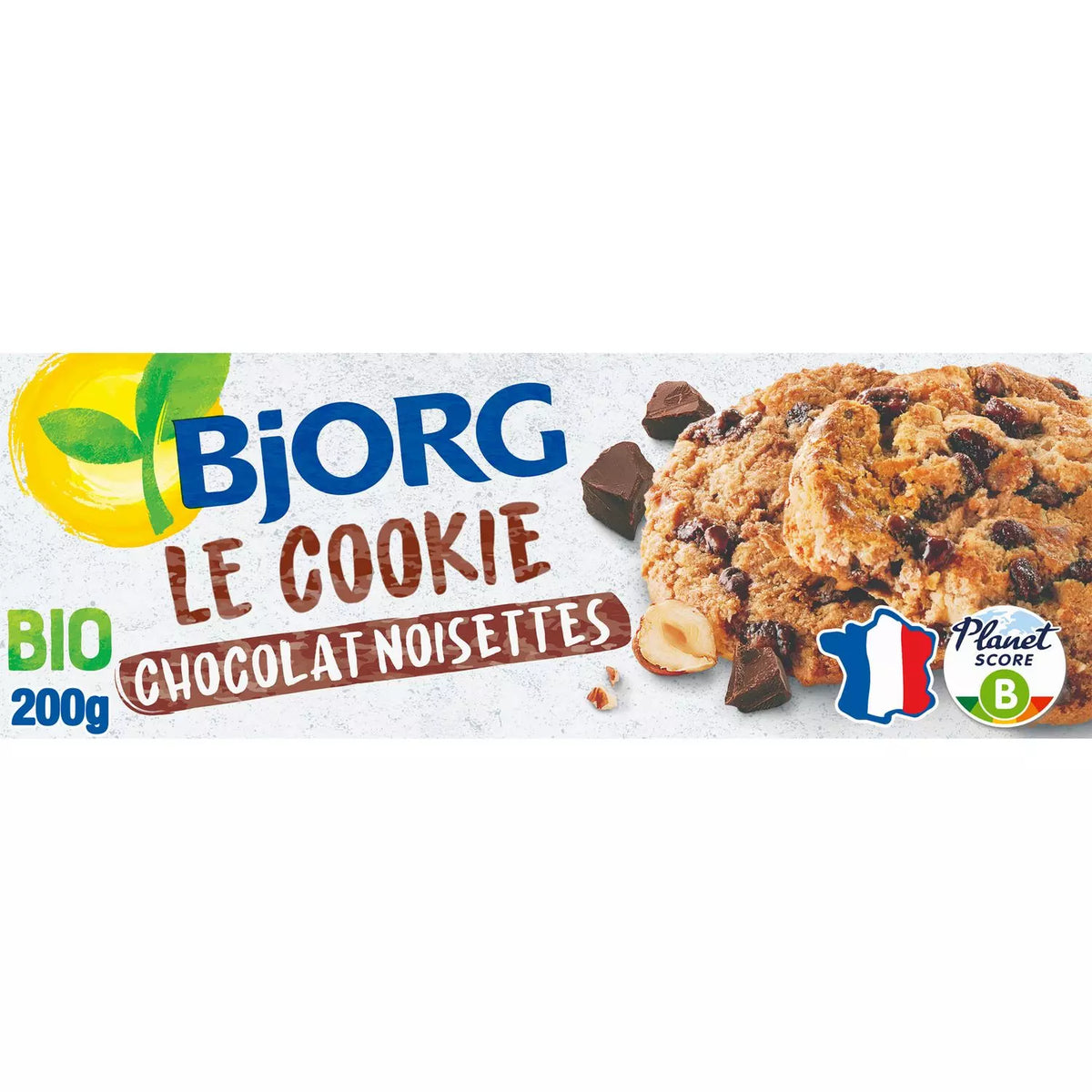 BJORG Biscoitos Orgânicos de Chocolate e Avelã (Sem Óleo de Palma) 200g