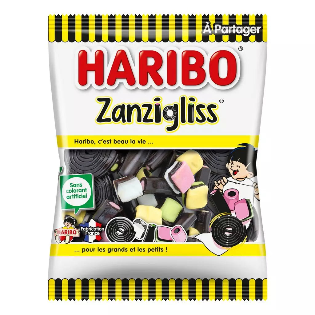 HARIBO Zanzigliss Licorice Candy Assortment 300g