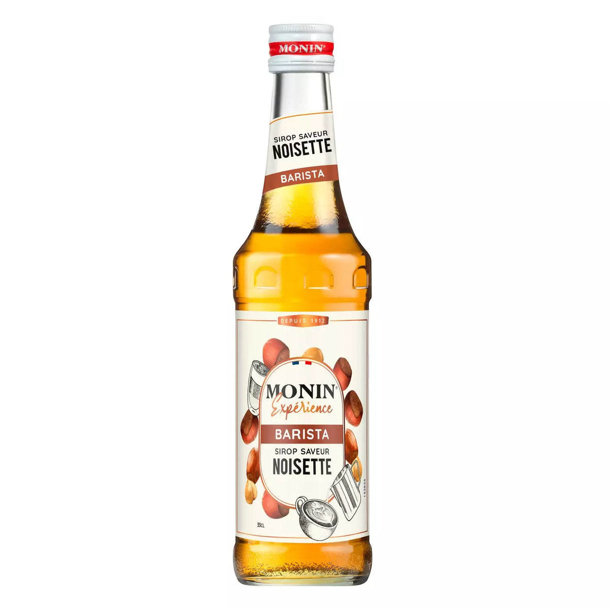 Sirop MONIN Saveur Noisette 330 ml