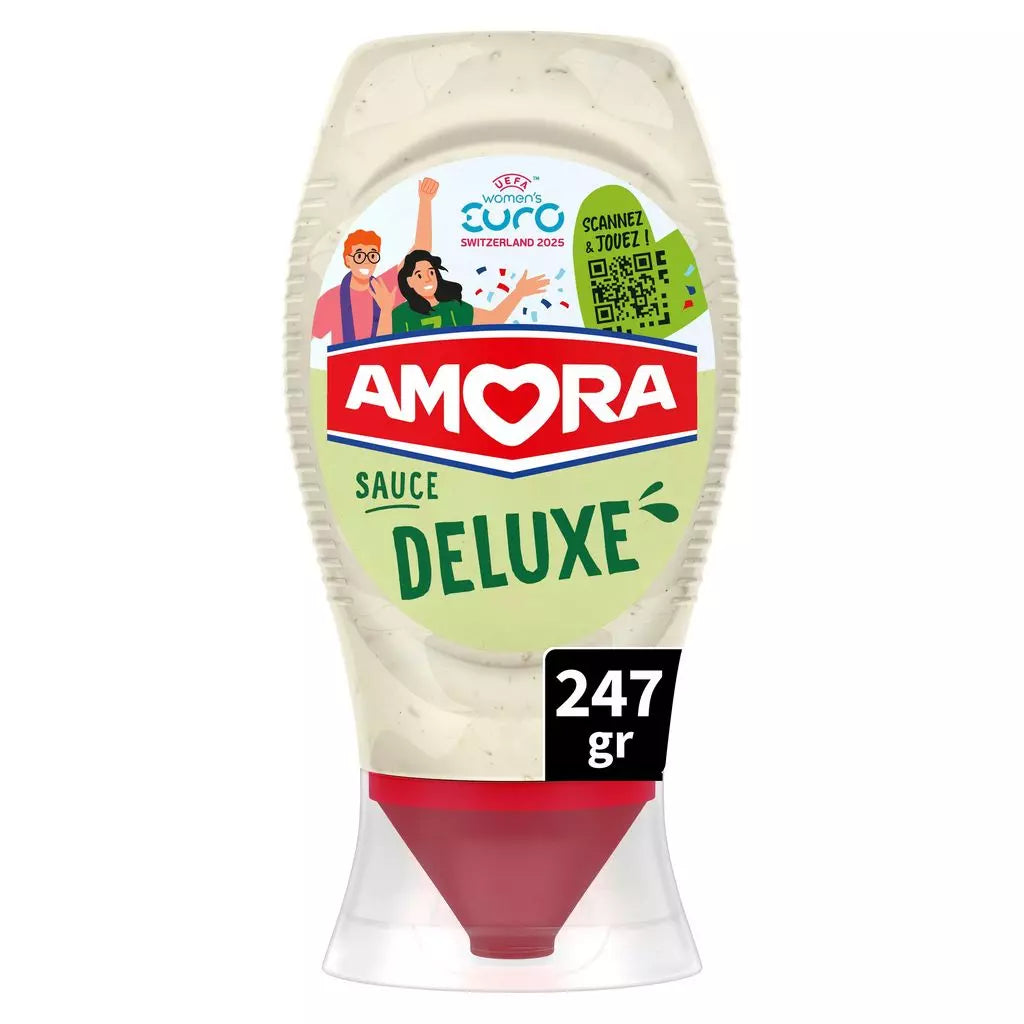 AMORA Deluxe Sauce Flexible Bottle – 247g