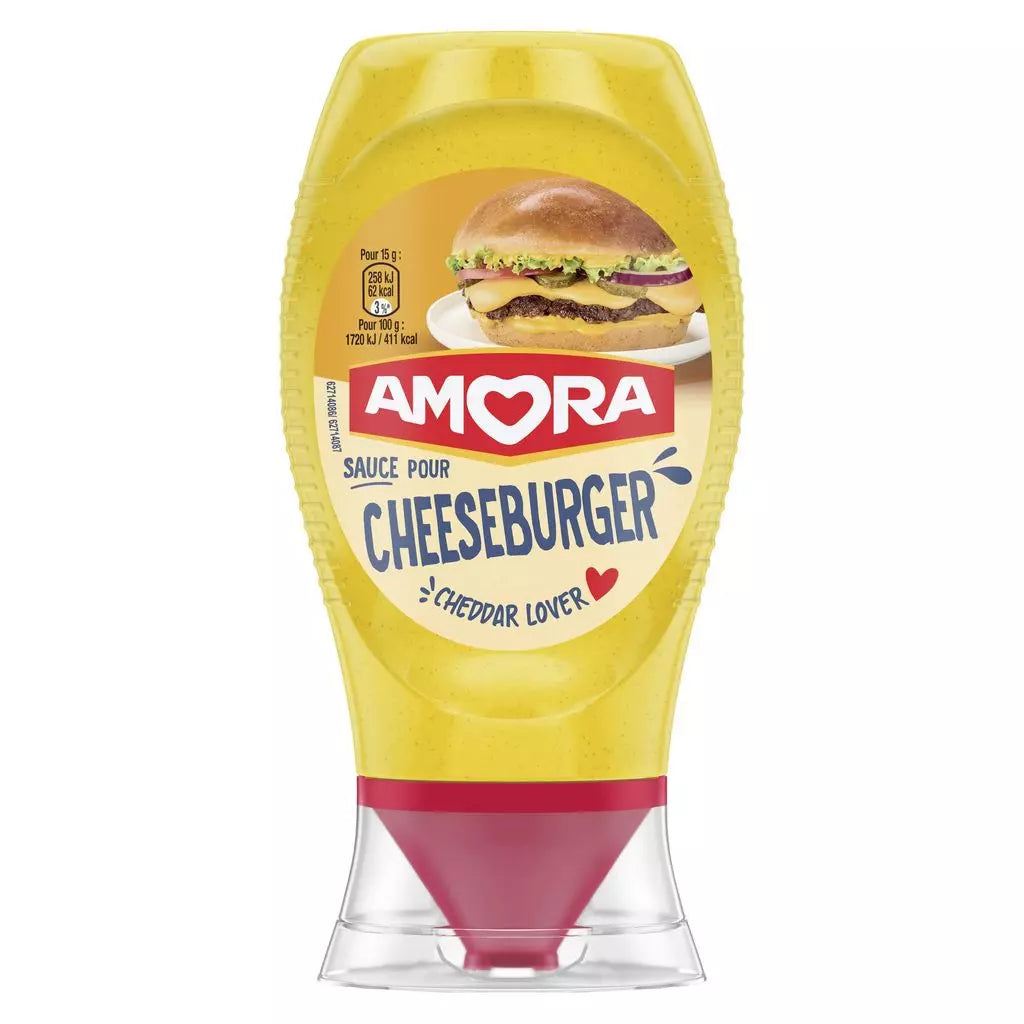 AMORA Cheeseburger Sauce Flexible Bottle – 250g