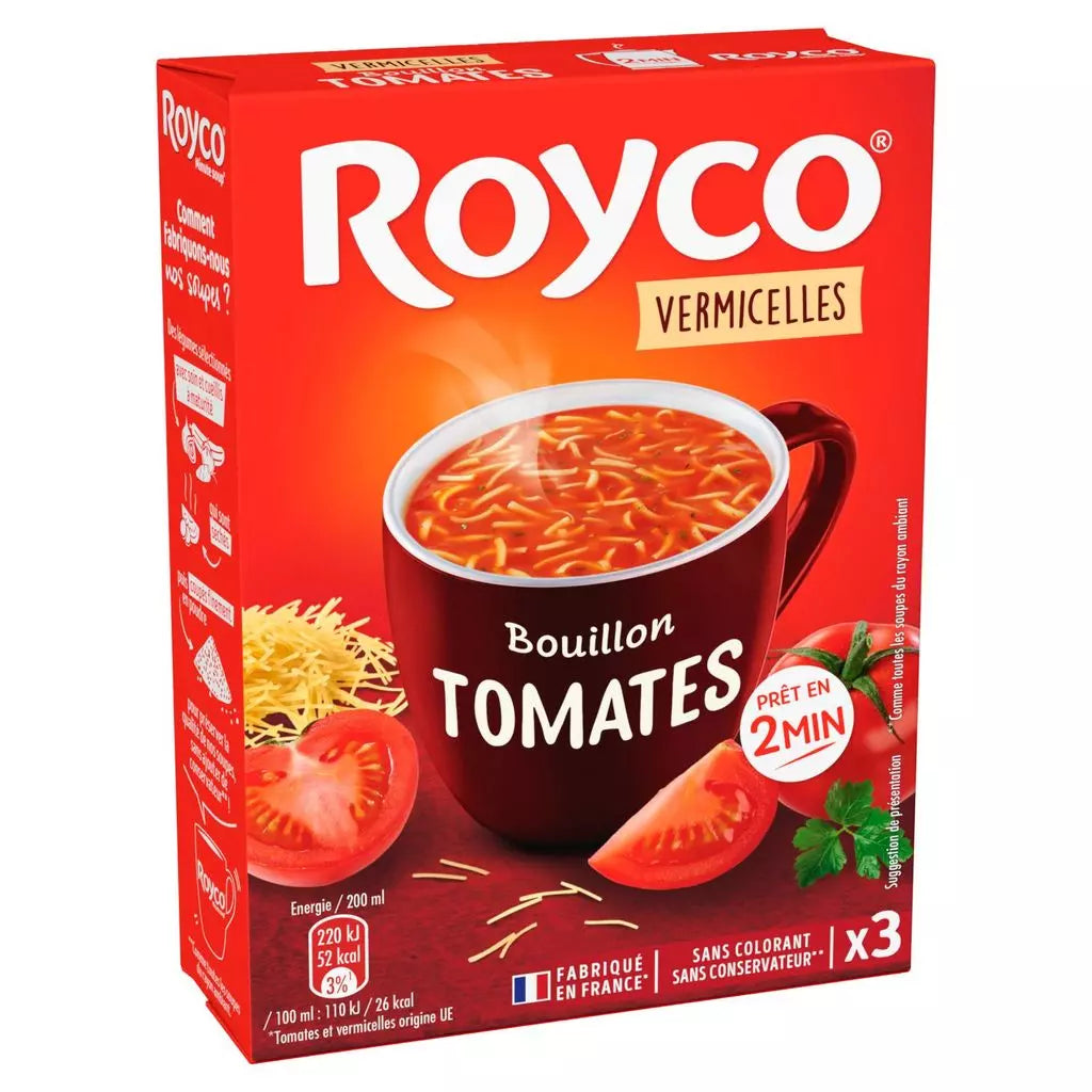 Zuppa istantanea di pomodoro ROYCO con vermicelli – 3x20cl