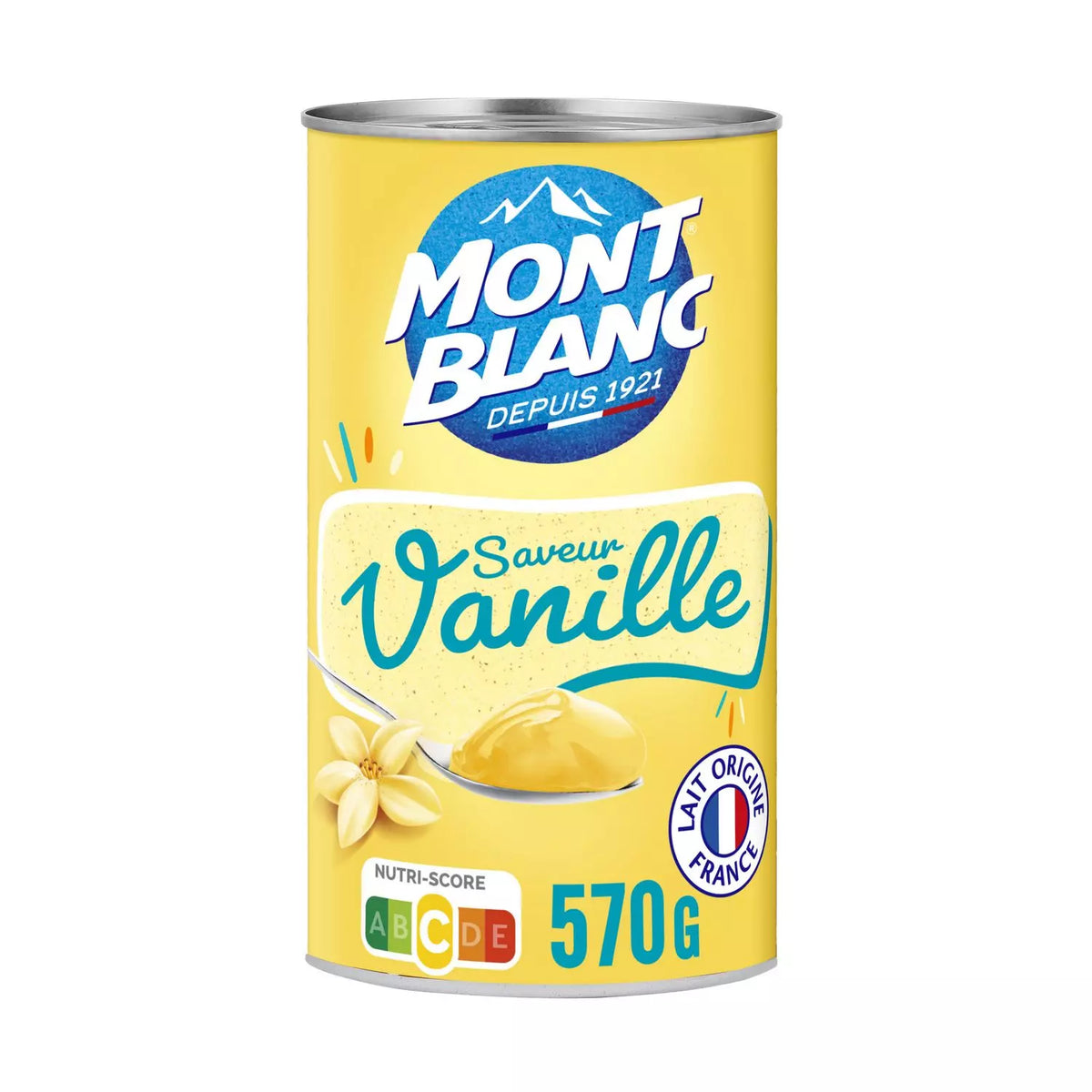 MONT BLANC cream dessert flavor vanilla 570g