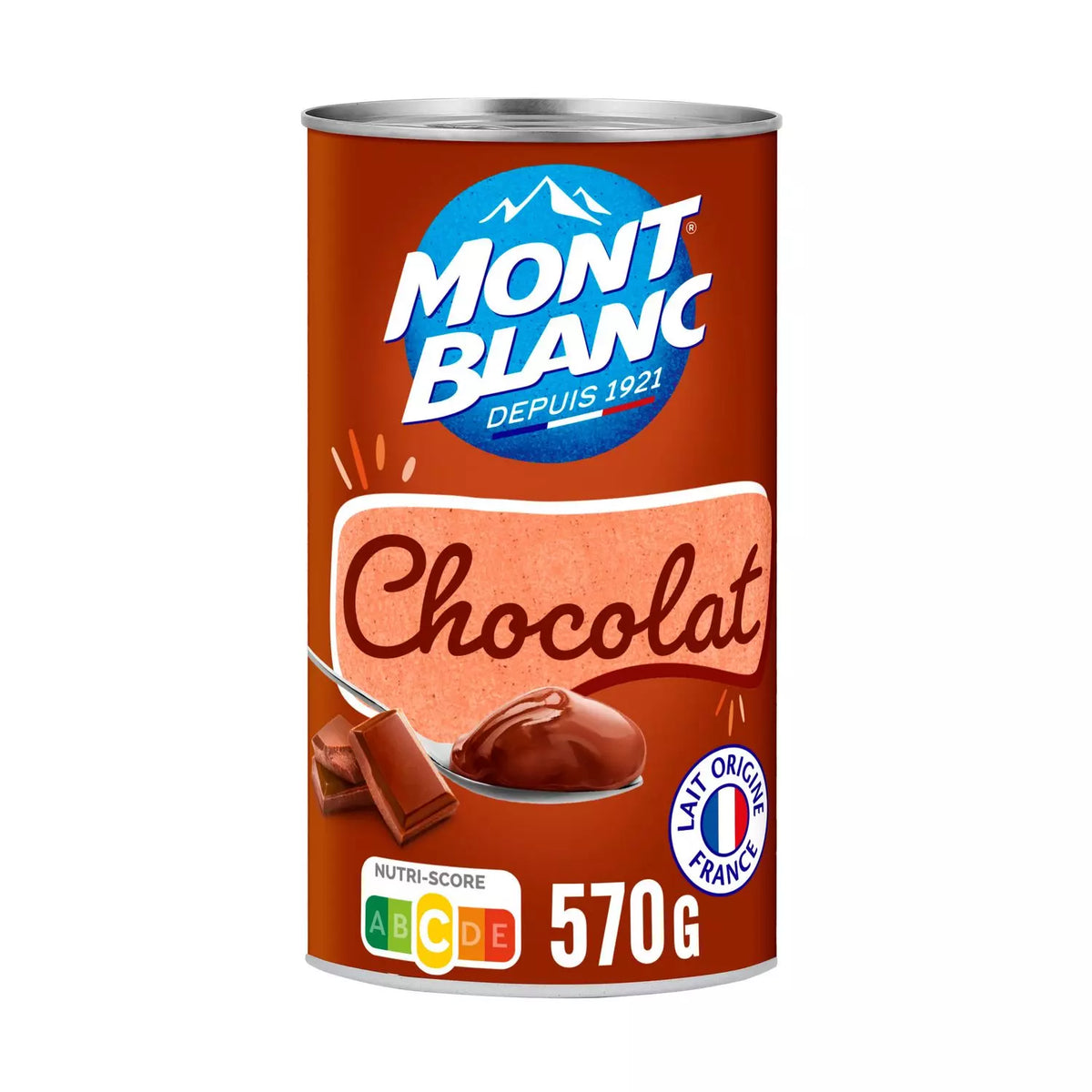 MONT BLANC cream dessert chocolate flavor 570g