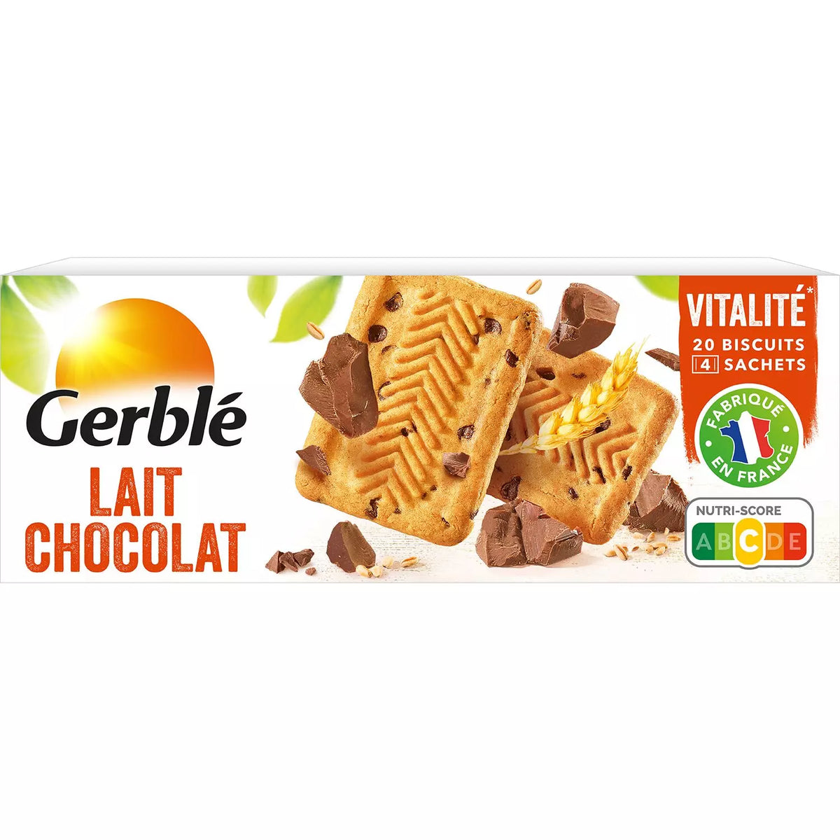 Biscoitos GERBLÉ Leite e Chocolate 230g