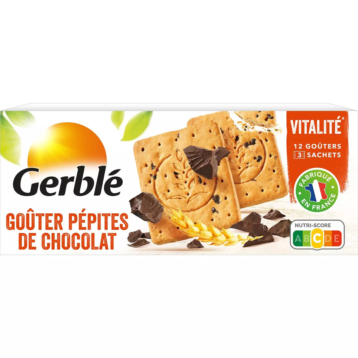 Biscoitos GERBLÉ Goûter com Gotas de Chocolate 250g