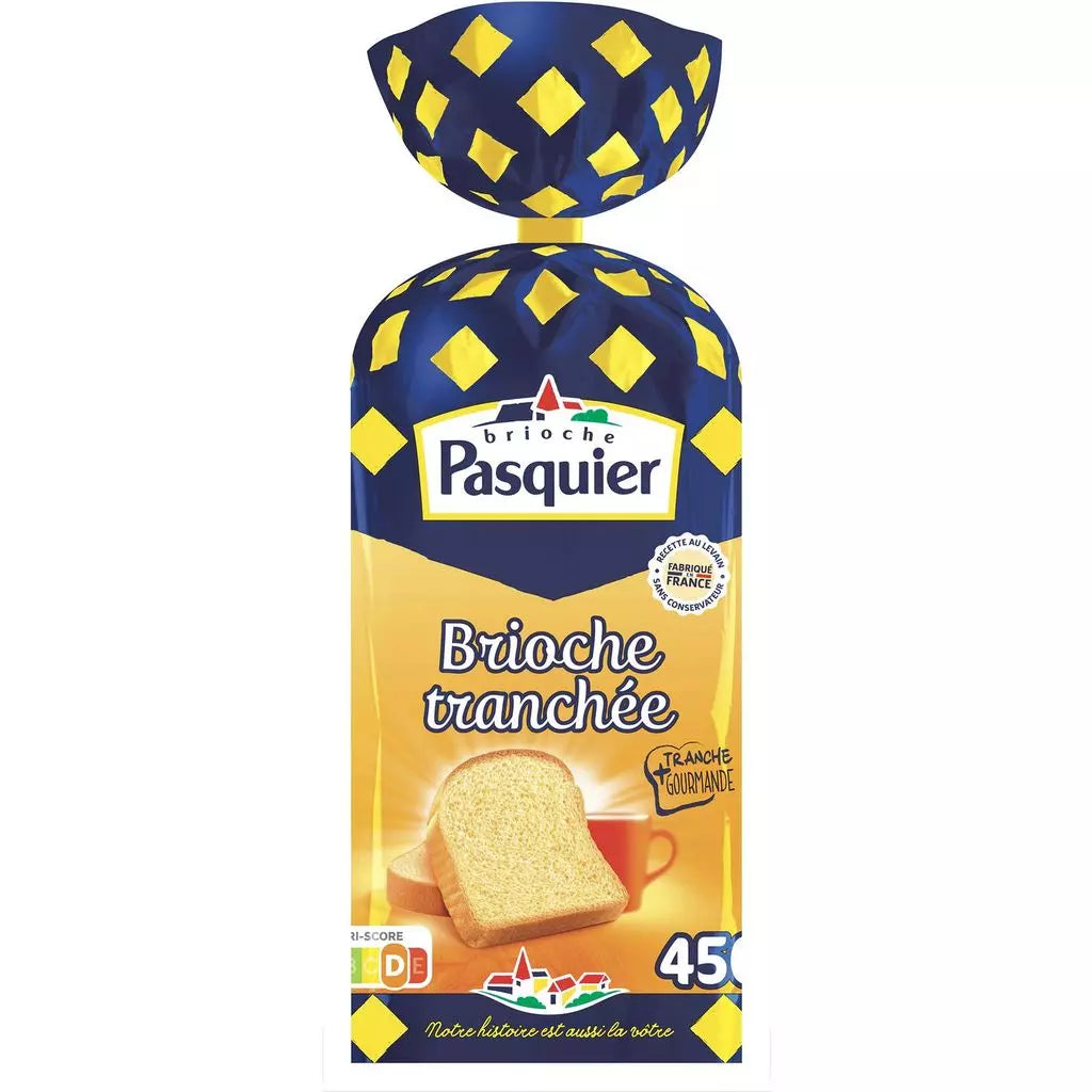 PASQUIER Sliced Gourmet brioche 450g*