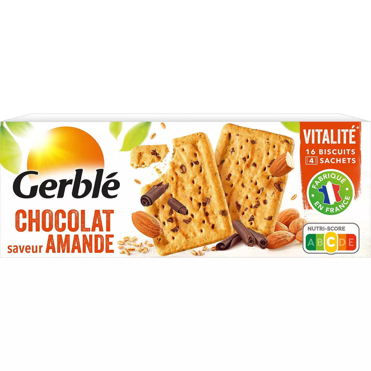 Biscoitos GERBLÉ Chocolate Amêndoa 200g