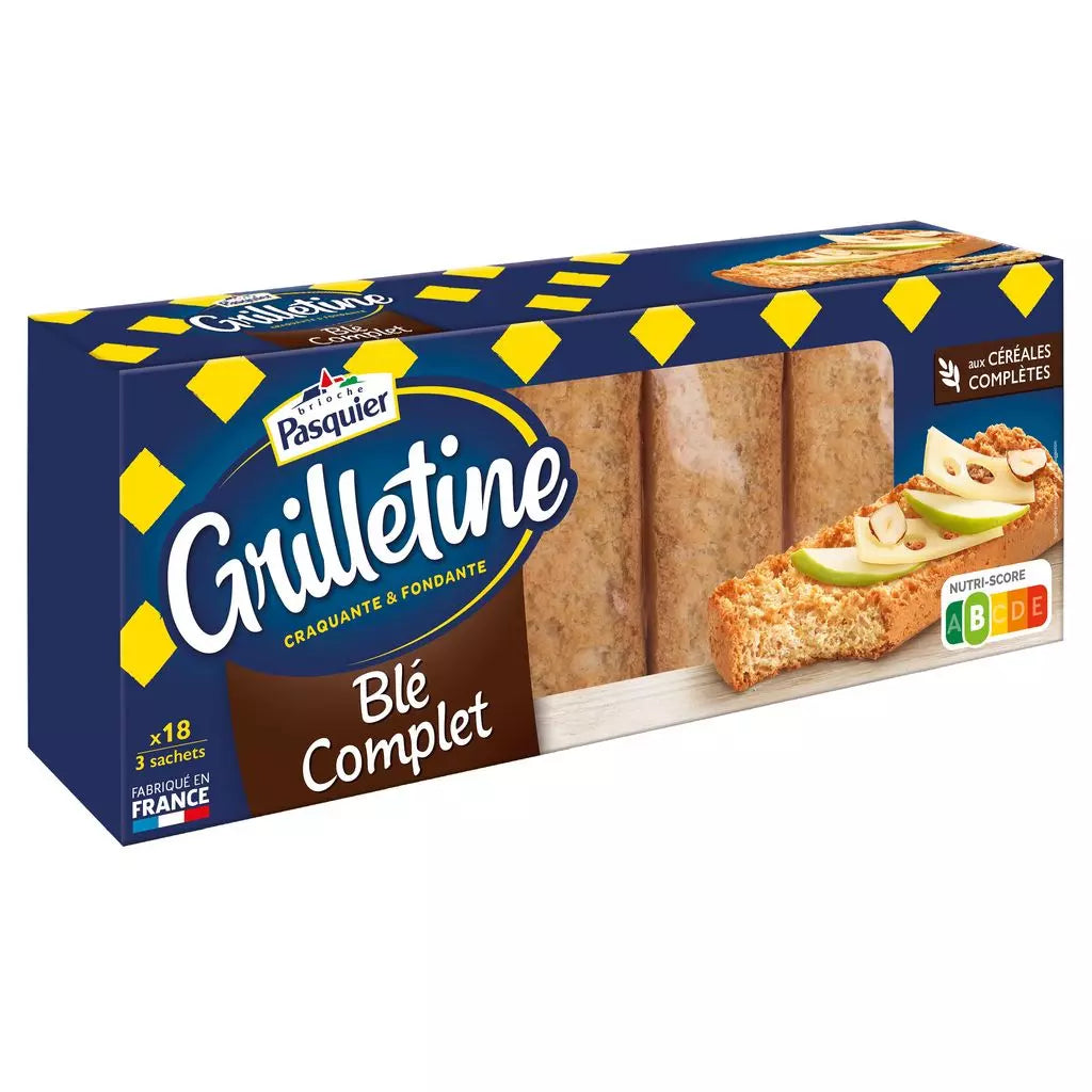 Fette Biscottate Integrali PASQUIER (Grilletine) 242g*