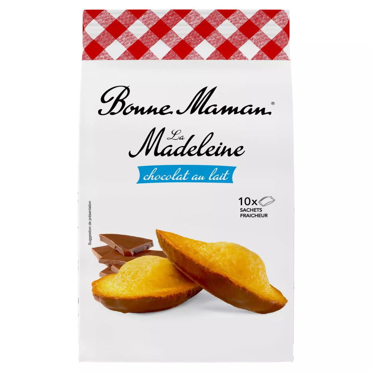 BONNE MAMAN Madeleines mit Vollmilchschokolade überzogen Einzelportionen 300g