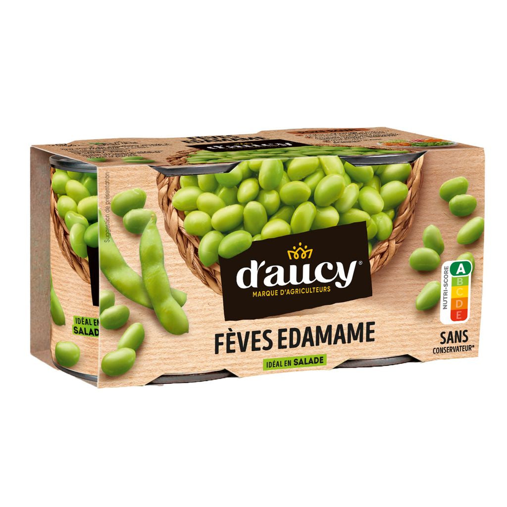D'AUCY Fèves edamame 260g (2 x 130 g)