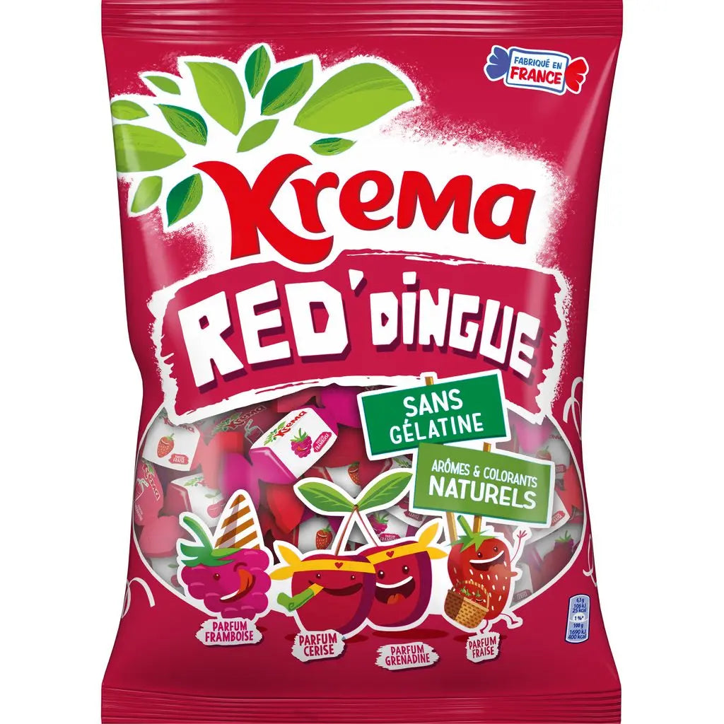 KREMA Red Dingue red berry candies 580g