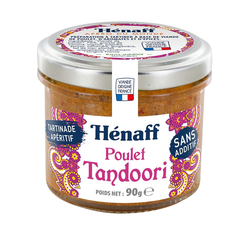HENAFF Tartinade apéritif tandoori chicken 90g