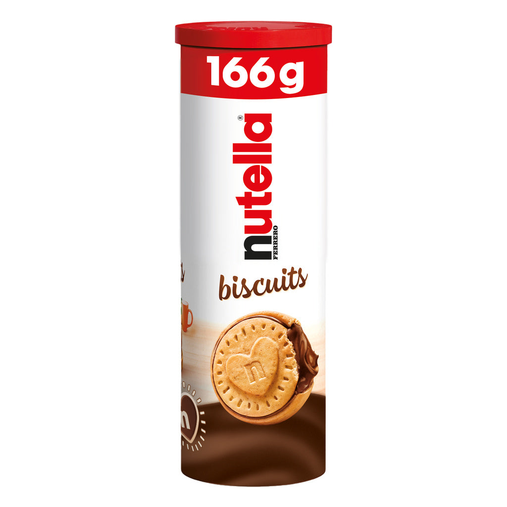 NUTELLA Biscuits Filled with Hazelnut and Cocoa Spread 166g