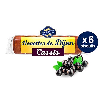 NOS RÉGIONS ONT DU TALENT Dijon Nonnettes Blackcurrant – 200g