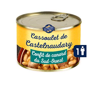 NOS REGIONS ONT DU TALENT Cassoulet with Duck Confit – 420g