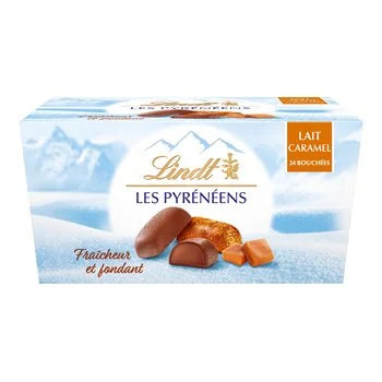 LINDT Les Pyrénéens Milk Chocolate and Caramel Ballotin 175g