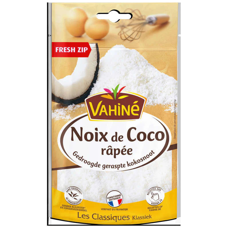 VAHINE Kokosraspel 115g – Für Desserts & Dekoration
