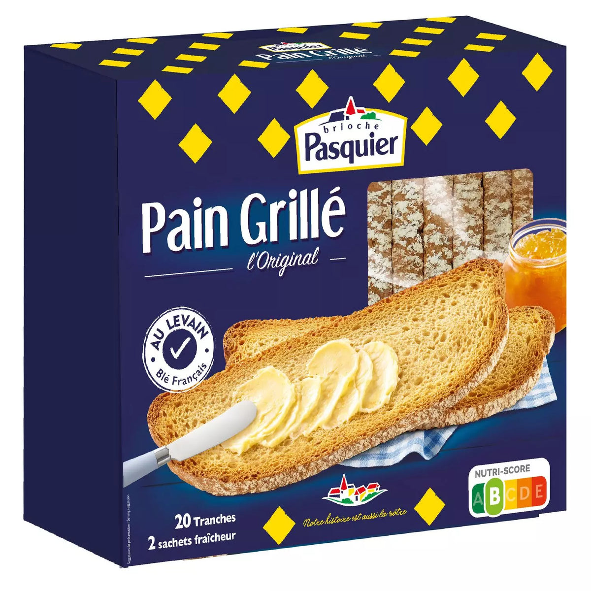 Pane Tostato PASQUIER – L'Originale 20 Fette (415g)*