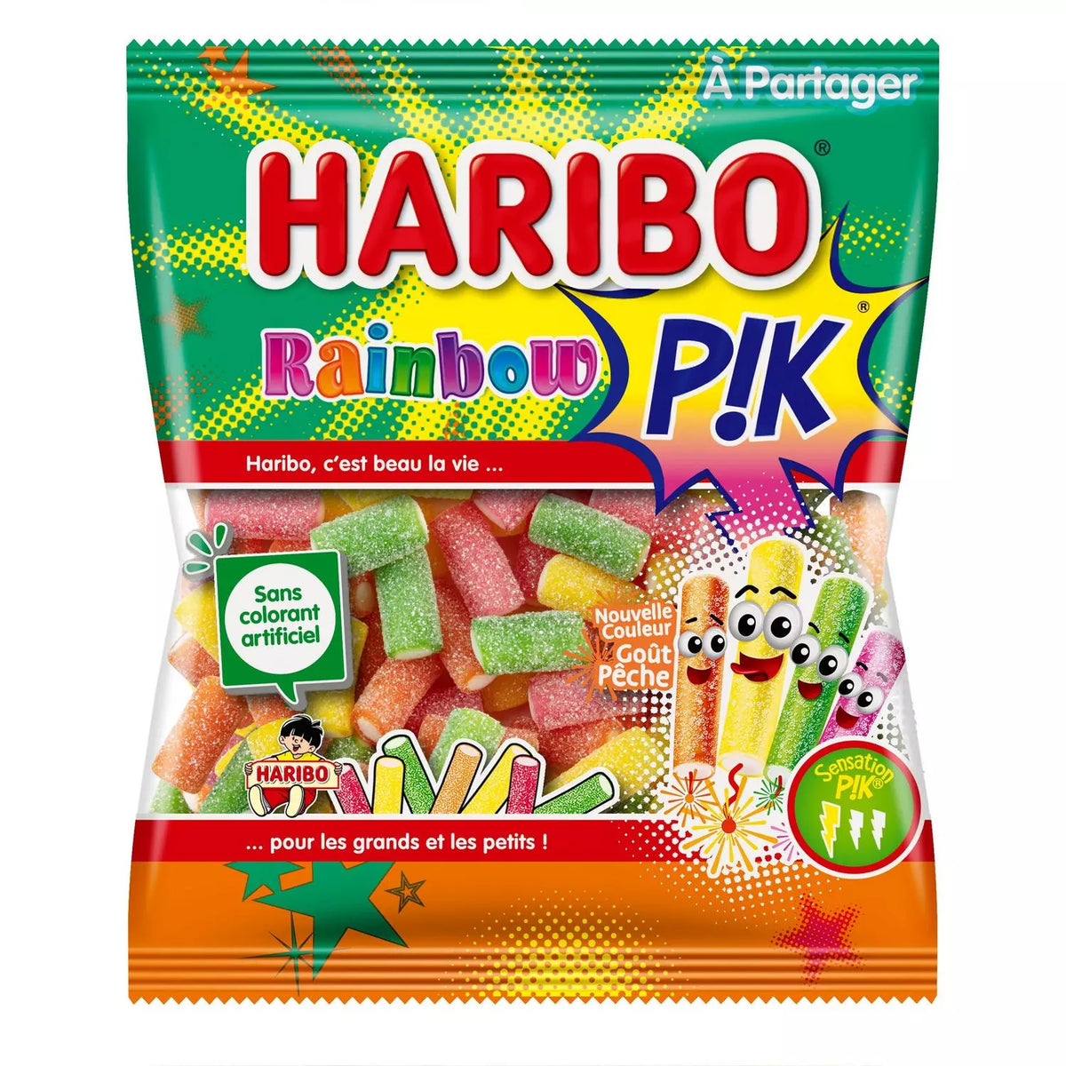 Caramelle HARIBO Rainbow Pik - 200g