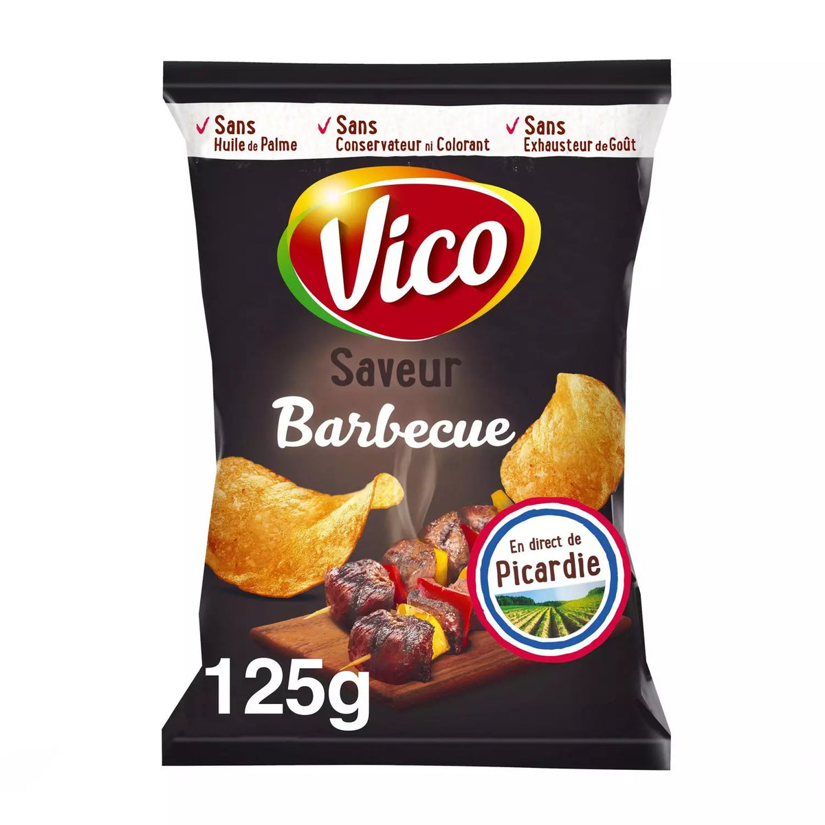 Chips au goût de barbecue VICO 125 g